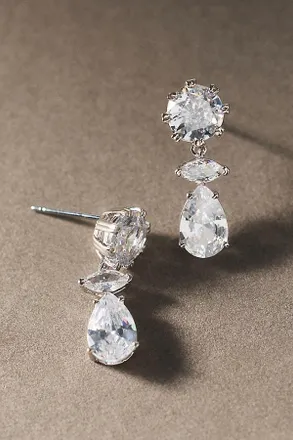 Nadri Kai Mixed Crystal Drop Earrings