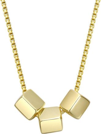 Rachel Glauber 14K Plated Statement Necklace