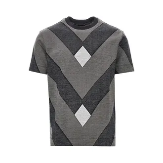 Emporio Armani Jacquard jersey T-shirt Man XL