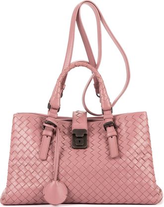 Bottega Veneta Pre-owned Womens Roma Shoulder Bag - Pink - One Size