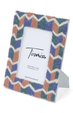 Tiramisu Kaleidocraft Beaded Picture Frame in Blue Multi at Nordstrom Rack