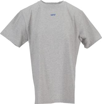 Off-white Brush Arrow Slim S/S Tee Grey Melange