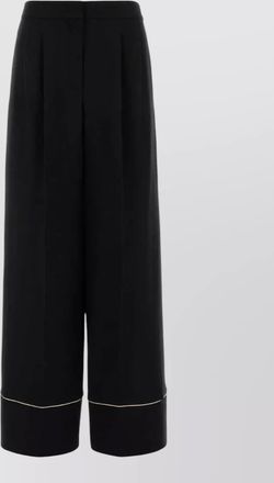 Fendi wool blend pyjama trousers high waist