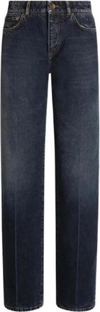 Dolce & Gabbana 5 Pockets Broeken Variante Abbinata - Dames - Regular Fit Jeans - Blauw - S - Denim - Jeans