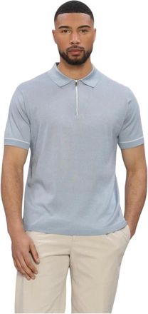 Stefano Lauran Heren Polos T-shirts Polo Bastian - Heren - Polos - Blauw - 2XL - Tops