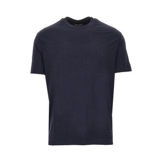 Emporio Armani Stretch jersey T-shirt with Eagle embroidery Man XL