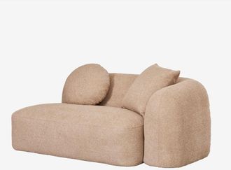 Sklum Sklum - M&oacute;dulo Esquinero Derecho De 2 Plazas Para Sof&aacute; Modular En Chenilla Coco