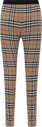 Burberry Archive Check Leggings - Beige