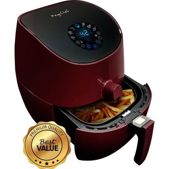 MegaChef Airfryer and Multicooker with 7 Pre-Programmed Settings in Red at Nordstrom