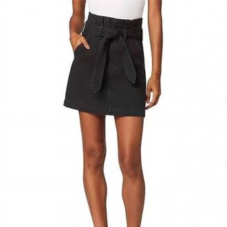 Joe's Calypso Exposed Zip Mini Skirt In Black