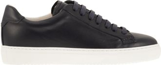 スニーカー DOUCAL'S Smooth leather trainers Men's fabric and leather sneaker | sand - Doucal's