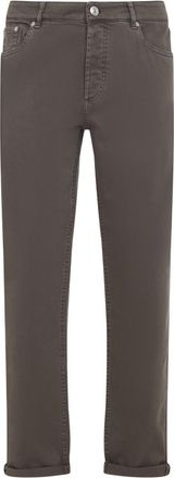 Brunello Cucinelli Brown Straight Leg Jeans