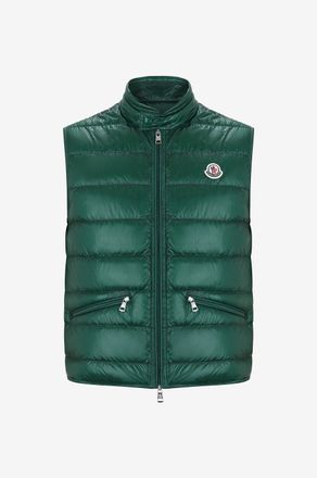 Moncler Steppweste aus gl&auml;nzendem Nylon Gui