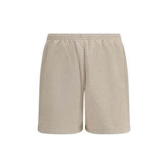 Balenciaga Beige Cotton Bermuda Mens Shorts