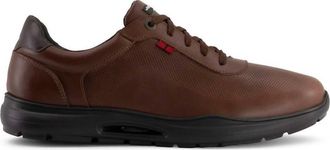 Andrea Mens Leather Oxford Shoes In Light Brown