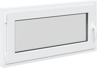 vidaXL Color Interno De Ventana De S&oacute;tano Blanco Risor 100 X 50 Cm Vidaxl