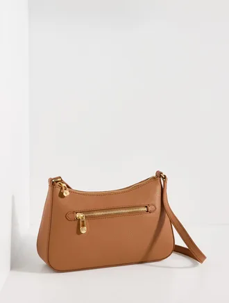 Talbots Evelyn Pebble Leather Crossbody Bag - Havana Tan - 001 Talbots
