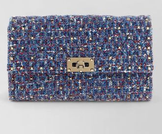 Valentino Garavani rockstud spike clutch bag