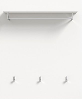 Inosign Garderobenpaneel »CAPRI, Breite 80 cm, 1 Ablageboden, 3 Haken, 1 Kleiderstnage« Wandgarderobe, Paneel, Garderobe, Flurpaneel, Wandpaneel