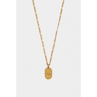 Katie Loxton Aries Waterproof Gold Zodiac Necklace at Nordstrom