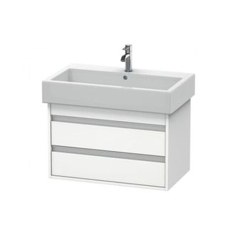 Duravit Duravit Ketho Neceser De Pared 6637, 2 Cajones, 750mm, Para Vero