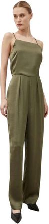 Sams&oslash;e & Sams&oslash;e Savilla Jumpsuit - Dames - Jumpsuits - Groen - L - Polyester - Jumpsuits & Playsuits