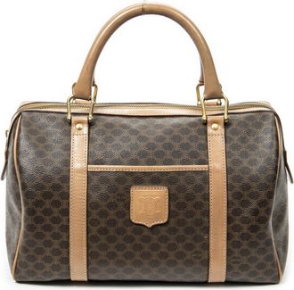 Celine Pre-owned Womens Vintage Small Boston Handbag - Brown - One Size