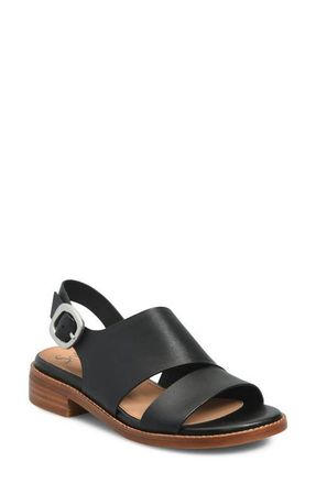 S&ouml;fft Nivian Slingback Sandal in Black at Nordstrom, Size 7.5