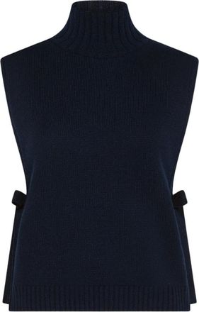 Seventy Gilet con lacci - Knitwear - Mujer - Gris - S