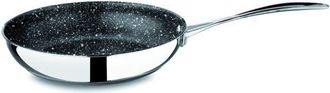 Mepra Glamour Diamond Non-Stick Frying Pan with Handle and Lid in Silver at Nordstrom, Size Small