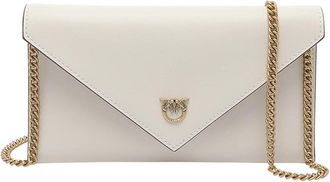Pinko Mini love birds flat clutch bag