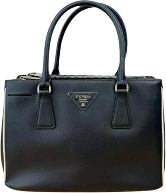 Prada Pre-owned Vintage Schoudertas - Dames - Vintage Handtas - Zwart - ONE Size - Leer - Vintage