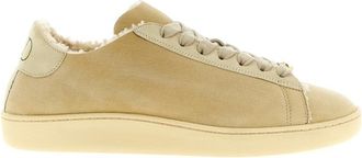 Valentino Garavani Beige Lace Up Sneakers