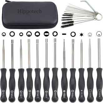 OEM Juego De Herramientas Hippotech De 12 Piezas Para Ajuste De Carburador Con Destornillador De Anillo En A Para Motores Peque&ntilde;os De 2 Tiempos Para Desbr