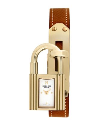 Herm&egrave;s Womens Kelly Lock Watch, Circa 2000s (Authentic Pre-Loved)
