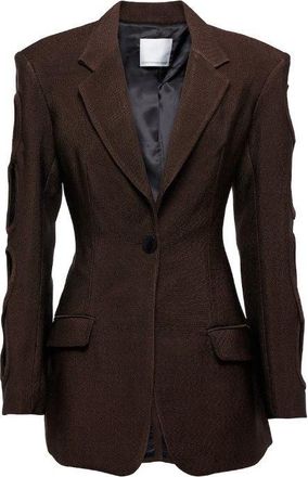 CHRISTOPHER ESBER Infinity cutout basketweave blazer Size M