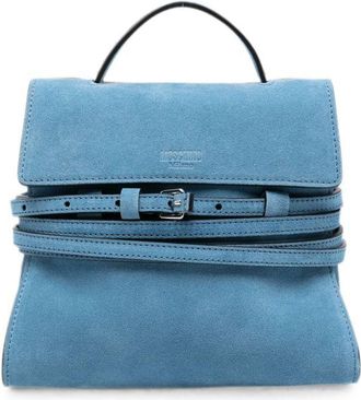 Moschino Tie Me leren handtas