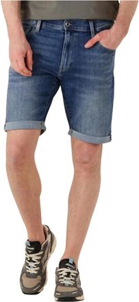 G-Star Heren, Korte broeken, Blauw, Maat: W33 Denim