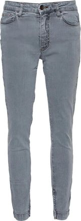 Dolce & Gabbana Jeans skinny con applicazione - Grigio