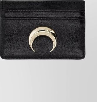 Marine Serre calf leather card holder