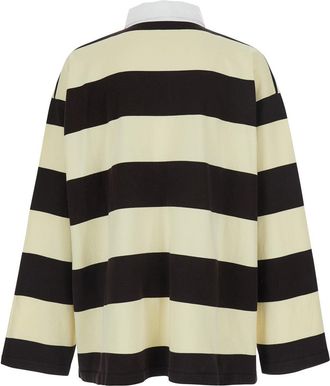 Balenciaga Mens Polo Shirt Brown Cotton T-Shirts And Polos