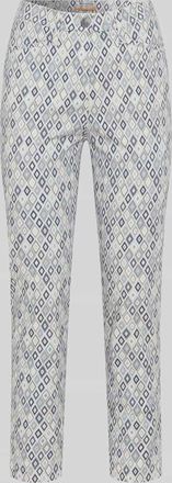 Raphaela by Brax Slim Fit 7/8 Hose aus Baumwoll-Mix in Blau, Gr&ouml;&szlig;e 36