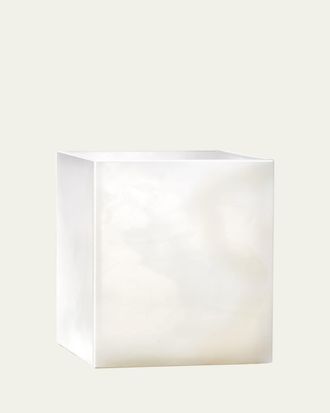 Labrazel Hielo White Onyx Wastebasket