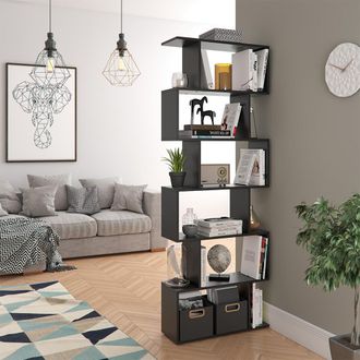 Vicco Separador De Ambientes Levio, Negro, 70 X 192.2 Cm