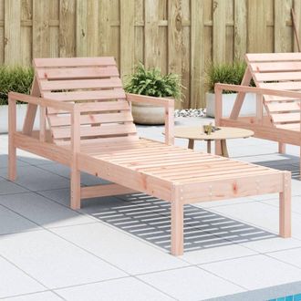 vidaXL Vidaxl - Tumbona De Madera Maciza Douglas 199,5x62x55 Cm