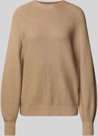s.Oliver Red Label Pullover aus Viskosemischung in Sand Melange, Größe 34