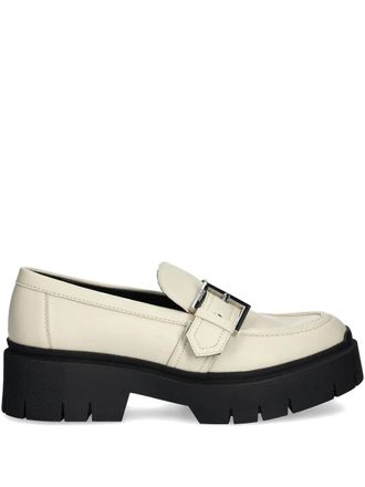 HUGO BOSS Leren loafers - Wit