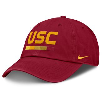 Nike USC Primetime Campus Club Nike Mens College Adjustable Hat in Red | NC0169WSCJ-2GH