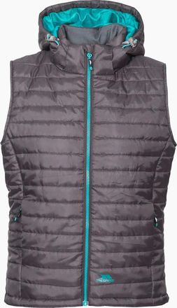 Trespass Womens Trespass Womens/Ladies Aretha Casual Gilet - Black/Grey - Size: 18/16