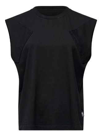 Maison Margiela crew-neck vest - women - Cotton - M - Black
